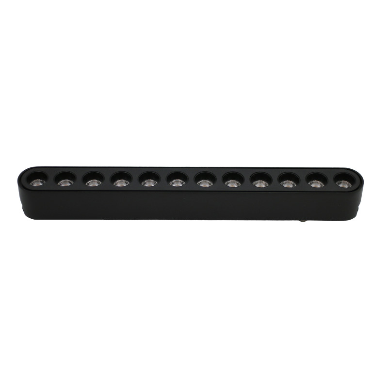 LED ΦΩΤΙΣTIKO ΡΑΓΑΣ ΜΙΝΙ 12W 40VDC 36° 3000K ΜΑΥΡΟ