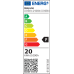 LED ΣΠΟΤ ΡΑΓΑΣ ΜΙΝΙ 20W 40VDC 36° 4000K ΜΑΥΡΟ