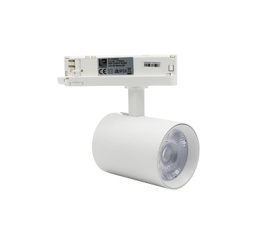 LED ΣΠΟΤ ΡΑΓΑΣ 3 ΦΑΣΕΙΣ 30W 230V 3000K 38° ΛΕΥΚΟ