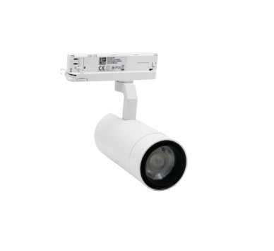 LED ΣΠΟΤ ΡΑΓΑΣ 3 ΦΑΣΕΙΣ ΡΥΘΜΙΖΟΜΕΝΟ 15°-60° 40W 230V 4000K ΛΕΥΚΟ