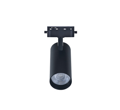 LED ΣΠΟΤ ΡΑΓΑΣ 2 ΓΡΑΜΜΩΝ 20W ΝΤΙΜΑΡΙΖΟΜΕΝΑ 230V 3000K 36° ΜΑΥΡΟ