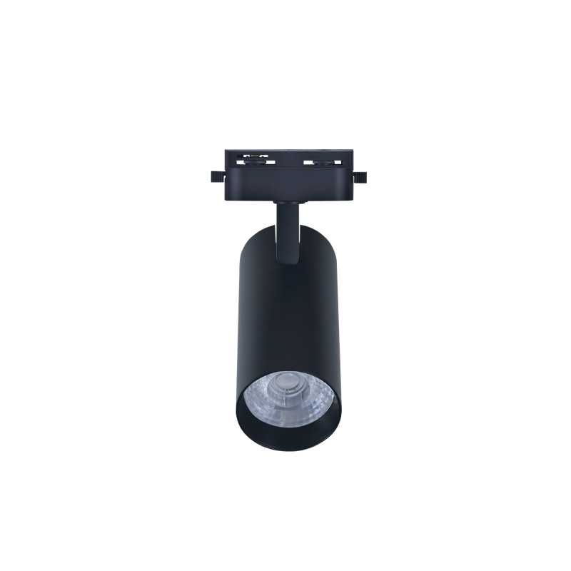 LED ΣΠΟΤ ΡΑΓΑΣ 2 ΓΡΑΜΜΩΝ 20W ΝΤΙΜΑΡΙΖΟΜΕΝΑ 230V 3000K 36° ΜΑΥΡΟ