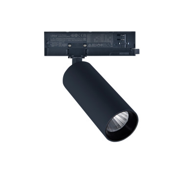LED ΣΠΟΤ ΡΑΓΑΣ 4 ΓΡΑΜΜΩΝ 10W 230V 3000K 36° ΜΑΥΡΟ