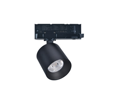 LED ΣΠΟΤ ΡΑΓΑΣ 4 ΓΡΑΜΜΩΝ 20W 230V 3000K 38° ΜΑΥΡΟ