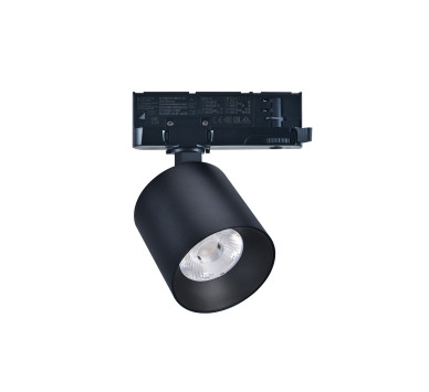 LED ΣΠΟΤ ΡΑΓΑΣ  4 ΓΡΑΜΜΩΝ 30W 230V 3000K 38° ΜΑΥΡΟ