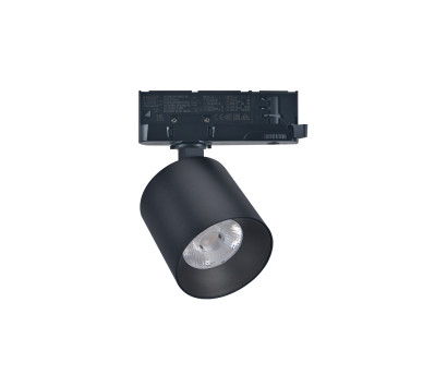 LED ΣΠΟΤ ΡΑΓΑΣ 4 ΓΡΑΜΜΩΝ 30W ΝΤΙΜΑΡΙΖΟΜΕΝΑ 230V 4000K 38°ΜΑΥΡΟ