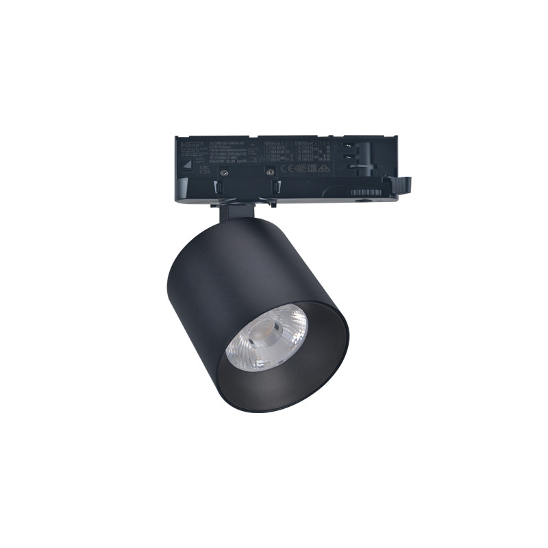 LED ΣΠΟΤ ΡΑΓΑΣ 4 ΓΡΑΜΜΩΝ 40W ΝΤΙΜΑΡΙΖΟΜΕΝΑ 230V 4000K 38°ΜΑΥΡΟ