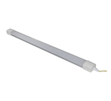 LED ΦΩΤΙΣΤΙΚΟ ΑΛΟΥΜΙΝΙΟΥ 60cm 18W ΛΕΥΚΟ ΜΕ ΑΣΗΜΙ ΒΑΣΗ 3000K