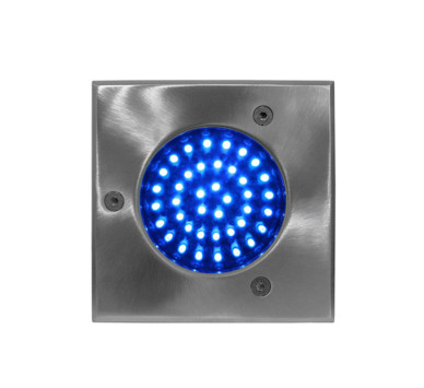 ΦΩΤΙΣΤΙΚΟ INOX316 ΔΑΠΕΔΟΥ ΤΕΤΡΑΓΩΝΑ 33LED 6W ΚΑΘΕΤΑ ΜΠΛΕ