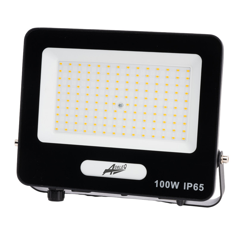 ΠΡΟΒΟΛΕΑΣ LED ΚΑΙ ΓΙΑ ΑΝΙΧΝΕΥΤΗ ΚΙΝΗΣ.100W 230V 3000K IP65 ΜΑΥΡΟΣ