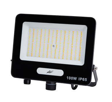 ΠΡΟΒΟΛΕΑΣ LED 100W 230V CCT ΚΑΙ ΓΙΑ ΑΝΙΧΝΕΥΤΗ ΚΙΝΗΣΗΣ IP65 ΜΑΥΡΟΣ