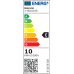 ΠΡΟΒΟΛΕΑΣ LED 10W 230V 3000K  ΚΑΙ ΓΙΑ ΑΝΙΧΝΕΥΤΗ ΚΙΝΗΣ.IP65 ΜΑΥΡΟΣ