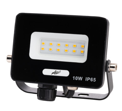 ΠΡΟΒΟΛΕΑΣ LED ΚΑΙ ΓΙΑ ΑΝΙΧΝΕΥΤΗ ΚΙΝΗΣΗΣ 10W 230V 4000K IP65 ΜΑΥΡΟΣ
