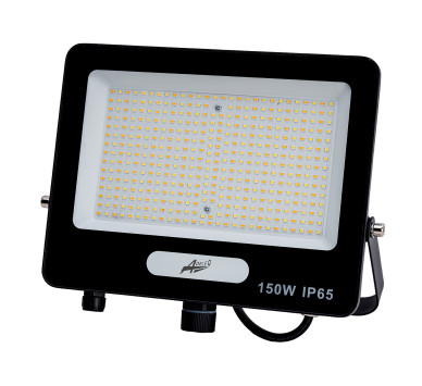 ΠΡΟΒΟΛΕΑΣ LED 150W 230V CCT ΚΑΙ ΓΙΑ ΑΝΙΧΝΕΥΤΗ ΚΙΝΗΣΗΣ IP65 ΜΑΥΡΟΣ