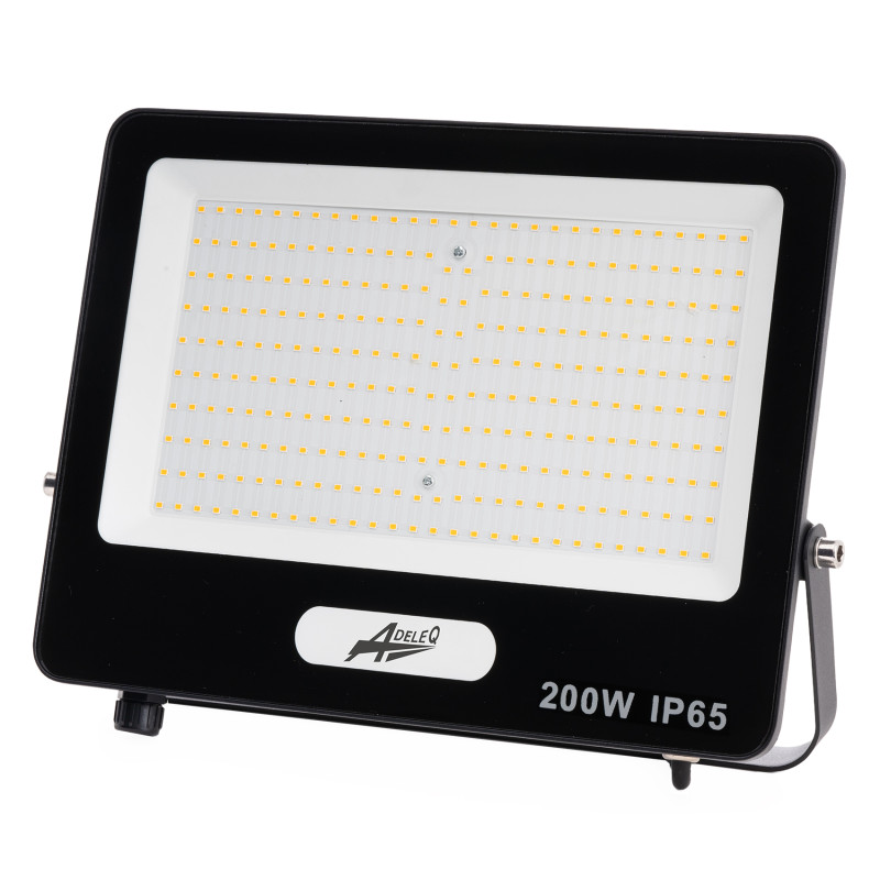 ΠΡΟΒΟΛΕΑΣ LED 200W 230V 3000K ΚΑΙ ΓΙΑ ΑΝΙΧΝΕΥΤΗ ΚΙΝΗΣ.IP65 ΜΑΥΡΟΣ
