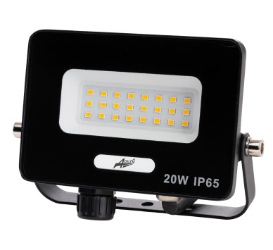 ΠΡΟΒΟΛΕΑΣ LED ΚΑΙ ΓΙΑ ΑΝΙΧΝΕΥΤΗ ΚΙΝΗΣΗΣ 20W 230V 6200K IP65 ΜΑΥΡΟΣ