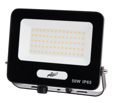 ΠΡΟΒΟΛΕΑΣ LED ΚΑΙ ΓΙΑ ΑΝΙΧΝΕΥΤΗ ΚΙΝΗΣΗΣ 50W 230V 6200K IP65 ΜΑΥΡΟΣ
