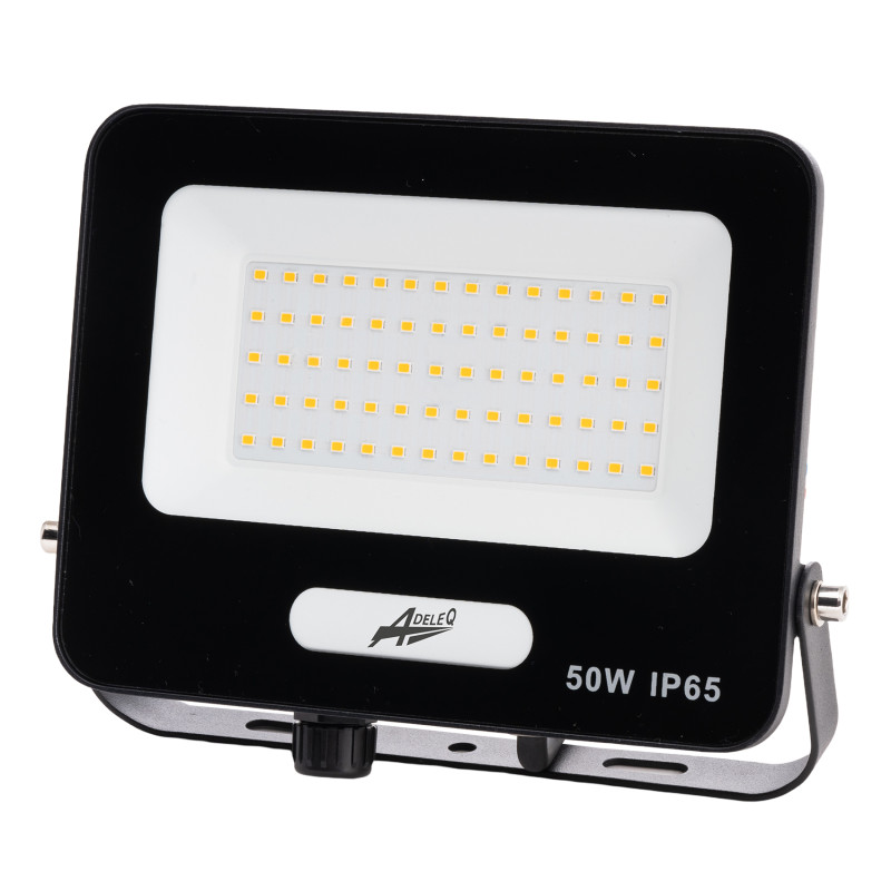 ΠΡΟΒΟΛΕΑΣ LED ΚΑΙ ΓΙΑ ΑΝΙΧΝΕΥΤΗ ΚΙΝΗΣΗΣ 50W 230V 6200K IP65 ΜΑΥΡΟΣ
