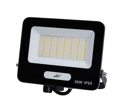 ΠΡΟΒΟΛΕΑΣ LED 50W 230V CCT ΚΑΙ ΓΙΑ ΑΝΙΧΝΕΥΤΗ ΚΙΝΗΣΗΣ IP65 ΜΑΥΡΟΣ