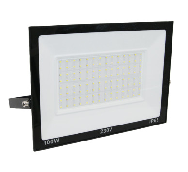 ΠΡΟΒΟΛΕΑΣ LED-SMD 100W 230V 3000K IP65 ΜΑΥΡΟΣ