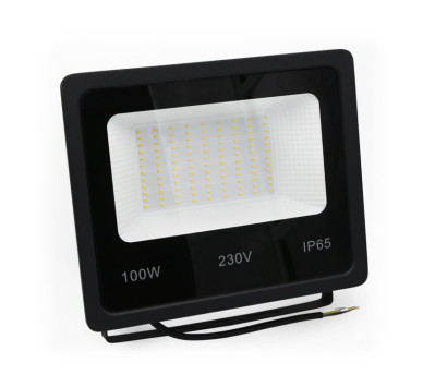 ΠΡΟΒΟΛΕΑΣ LED-SMD 100W 230V 4000K IP65 ΜΑΥΡΟΣ