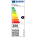 ΠΡΟΒΟΛΕΑΣ LED-SMD 200W 230V 6200K IP65 ΜΑΥΡΟΣ