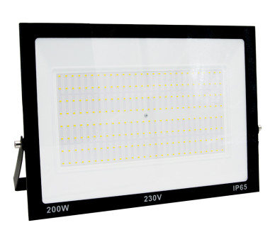 ΠΡΟΒΟΛΕΑΣ LED-SMD 200W 230V 4000K IP65 ΜΑΥΡΟΣ