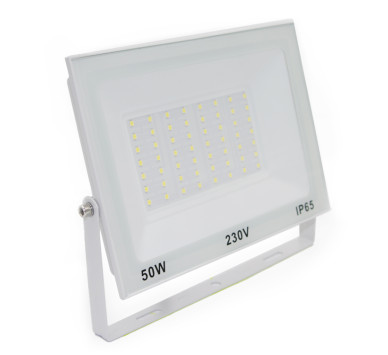 ΠΡΟΒΟΛΕΑΣ LED-SMD 50W 230V 3000K IP65 ΛΕΥΚΟΣ