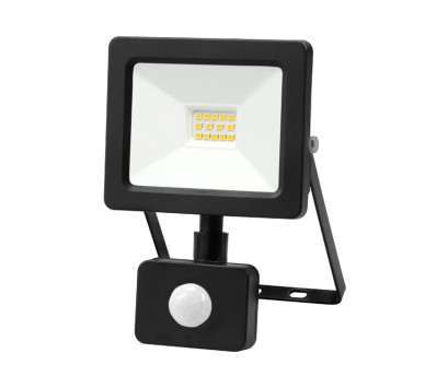 ΠΡΟΒΟΛΕΑΣ LED SMD 10W ΜΕ ΑΝΙΧΝΕΥΤΗ ΚΙΝΗΣΗΣ 4100K IP65 ΜΑΥΡΟΣ