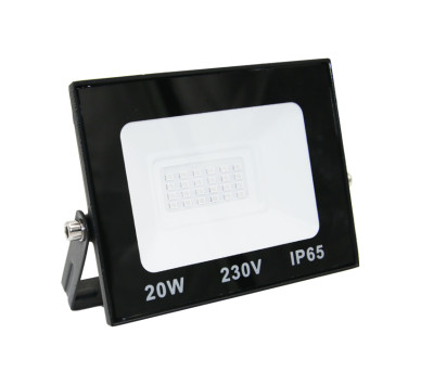ΠΡΟΒΟΛΕΑΣ LED-SMD 20W 230V ΜΠΛΕ IP65 ΜΑΥΡΟΣ