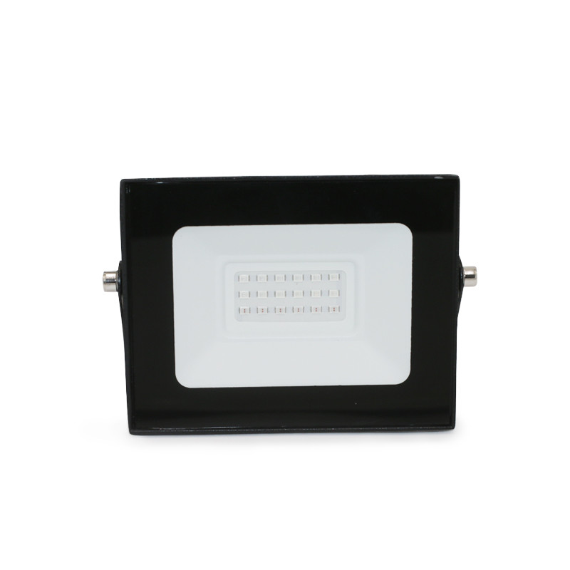 ΠΡΟΒΟΛΕΑΣ LED-SMD RGB 24VDC 20W 4 ΚΑΛΩΔΙΑ ΧΡΕΙΑΖΟΝ.CONTROL ΜΑΥΡΟΣ