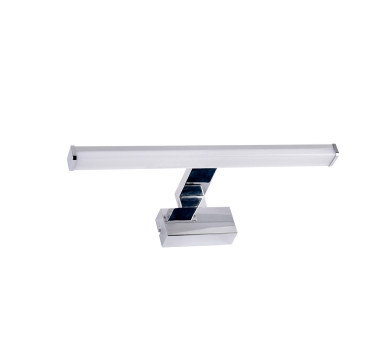 LED ΦΩΤΙΣΤΙΚΟ ΛΟΥΤΡΟΥ ΑΛΟΥΜΙΝΙΟ&PC 40cm 8W IP44 CCT ΧΡΩΜΙΟ