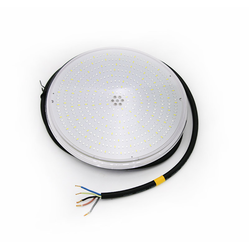 LED ΛΑΜΠΑ ΠΙΣΙΝΑΣ ΡΗΤΙΝΗΣ 30W 12VDC IP68 RGB&W ΜΕ 5ΑΓΩΓΟΥΣ ΓΙΑ CON