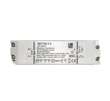 ΗΛΕΚΤΡΟΝΙΚΟΣ ΜΕΤΑΣΧΗΜΑΤΙΣΤΗΣ ΜΕ DIMMER ΑΦΗΣ 240/12V AC 20-105W