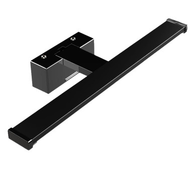ΦΩΤΙΣΤΙΚΟ LED ΛΟΥΤΡΟΥ ΑΛΟΥΜ.&PC 60cm 12W IP44 4000K ΜΑΥΡΟ ΜΕ ΒΑΣΗ