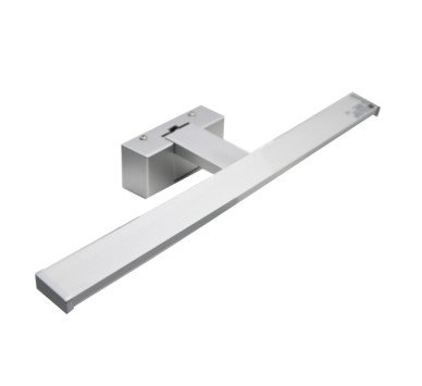 ΦΩΤΙΣΤΙΚΟ LED ΛΟΥΤΡΟΥ ΑΛΟΥΜ.&PC 60cm 12W IP44 4000K ΧΡΩΜΙΟ ΜΕ ΒΑΣΗ