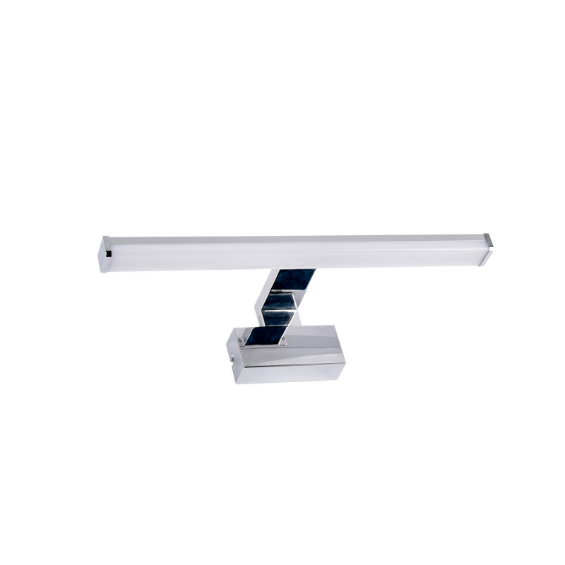 LED ΦΩΤΙΣΤΙΚΟ ΛΟΥΤΡΟΥ ΑΛΟΥΜΙΝΙΟ&PC 60cm 10W IP44CCT ΧΡΩΜΙΟ