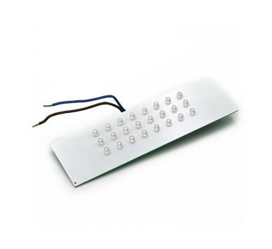 LED ΠΛΑΚΕΤΑ ΓΙΑ ΦΩΤΙΣΤΙΚΟ LED ΜΟΝΟ ΟΡΘΟΓΩΝΙΟ ΕΠΙΤΟΙΧΟ 1.6W ΜΠΛΕ