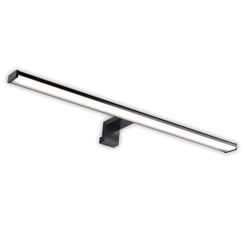 ΦΩΤΙΣΤΙΚΟ LED ΛΟΥΤΡΟΥ ΑΛΟΥΜΙΝΙΟΥ & PC 80cm 15W IP44 4000K ΜΑΥΡΟ