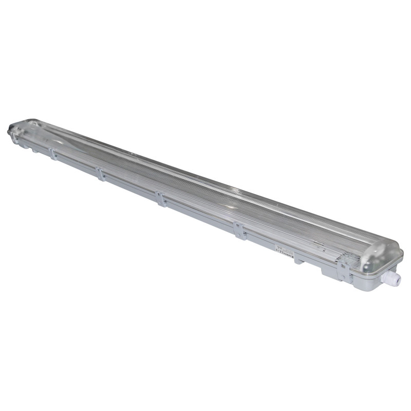 ΦΩΤΙΣΤΙΚΟ ΣΤΕΓΑΝΟ ΜΕ ΚΑΘΡΕΠΤΗ IP65 ΓΙΑ ΛΑΜΠΑ LED T8 2x120cm