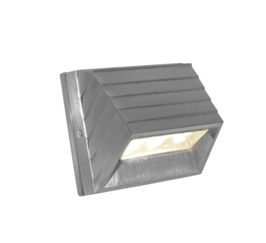 LED ΦΩΤΙΣΤΙΚΟ ΑΛΟΥΜΙΝIOY ΕΞΩΤΕΡΙΚΟ ΚΥΡΤΟ 1W ΘΕΡΜΟ ΣΑΤΙΝΕ