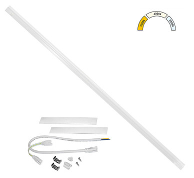LED ΦΩΤΙΣΤΙΚΟ ΚΟΥΖΙΝΑΣ T5 120cm 20W CCT ΛΕΥΚΟ