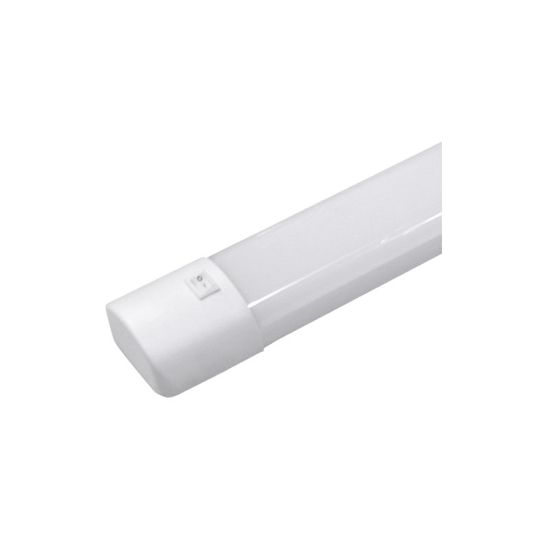 LED ΦΩΤ.ΚΟΥΖΙΝΑΣ/ΛΟΥΤΡΟΥ PC ΜΕ ΔΙΑΚΟΠΤΗ 120cm 36W ΙΡ40 6000K ΛΕΥΚΟ