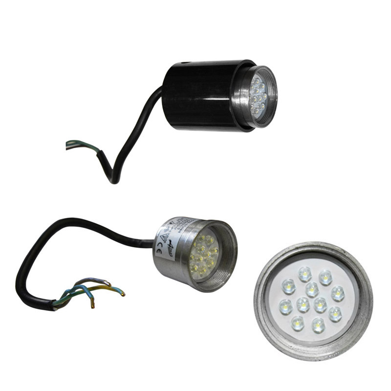 LED ΣΠΟΤ ΑΛΟΥΜΙΝΙΟΥ ΔΙΑΔΡOMOY ΧΩΝΕΥΤΟ ΜΕ ΚΟΥΤΙ 0.4W 230V ΘΕΡΜΟ