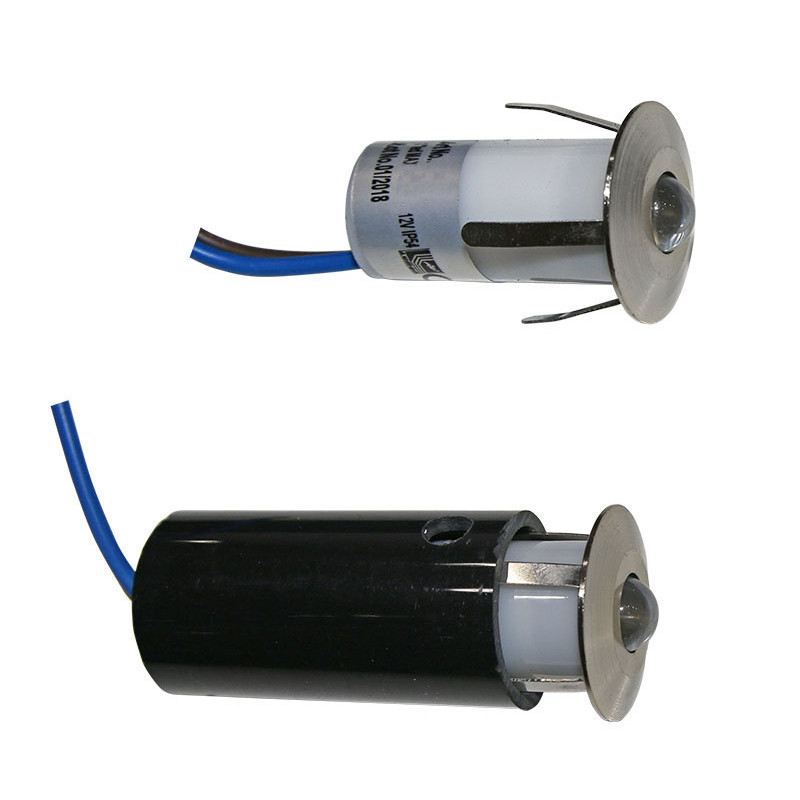 LED ΣΠΟΤ ΧΩΝΕΥΤΟ ΜΕ ΚΟΥΤΙ 0.6W 40° 12VAC ΘΕΡΜΟ ΣΑΤΙΝΕ
