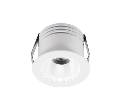 LED ΣΠΟΤ ΧΩΝΕΥΤΟ ΑΛΟΥΜΙΝΙΟΥ 3W 50° 230V 3000K ΛΕΥΚΟ