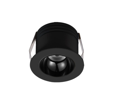 LED ΣΠΟΤ ΧΩΝΕΥΤΟ ΑΛΟΥΜΙΝΙΟΥ 3W 50° 230V 4000K ΜΑΥΡΟ