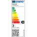 LED ΣΠΟΤ ΧΩΝΕΥΤΟ ΑΛΟΥΜΙΝΙΟΥ 3W 50° 230V 4000K ΜΑΥΡΟ
