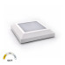 LED ΦΩΤΙΣΤΙΚΟ PC ΕΠΙΤΟIXO ΤΕΤΡΑΓΩΝ0 D125mm 4W CCT IP65 ΛΕΥΚΟ