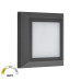 LED ΦΩΤΙΣΤΙΚΟ PC ΕΠΙΤΟIXO ΤΕΤΡΑΓΩΝ0 D125mm 4W CCT IP65 ΓΡΑΦΙΤΗΣ